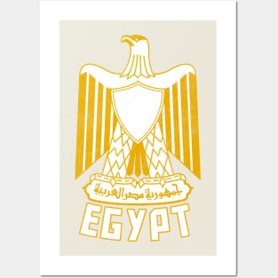 Egypt // Vintage Faded Style Flag Design Posters and Art